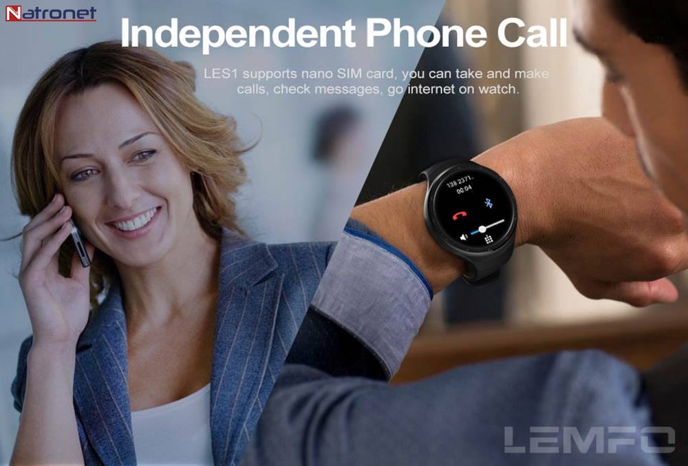 Lemfo Les1 Akıllı Saat +Telefon Android 5.1 -Türkiye