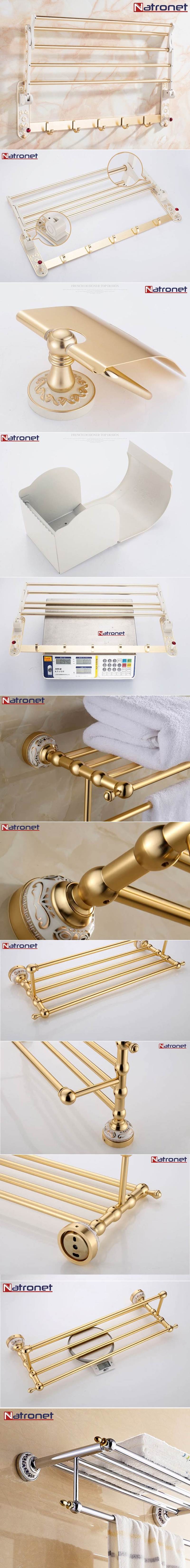 Lüks banyo havluluklar altın kaplama pirinç- bronz ürünler Lüks banyo havluluklar altın kaplama pirinç- bronz ürünler