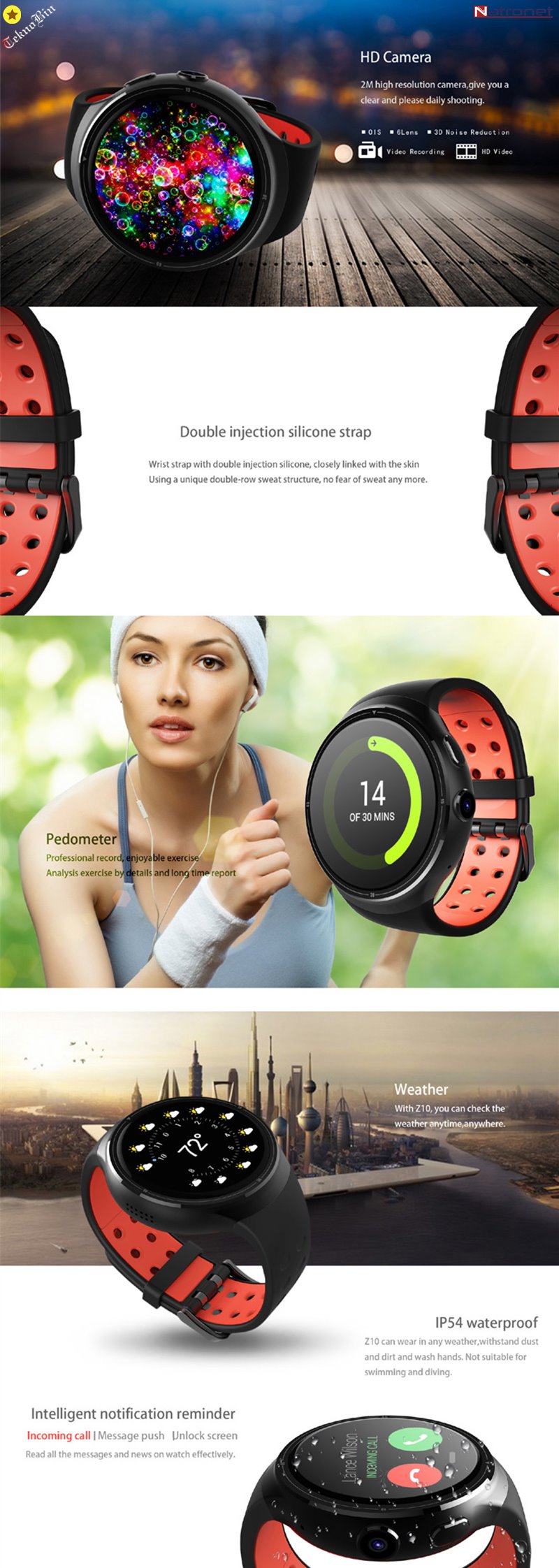 Akıllı Saatler: Lüks kaliteli akıllı saatler lemfo lm5 Natronet'te