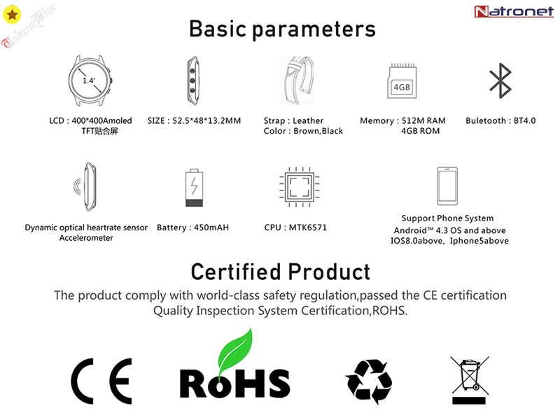 Akıllı Saatler: Lüks kaliteli akıllı saatler lemfo lm5 Natronet'te