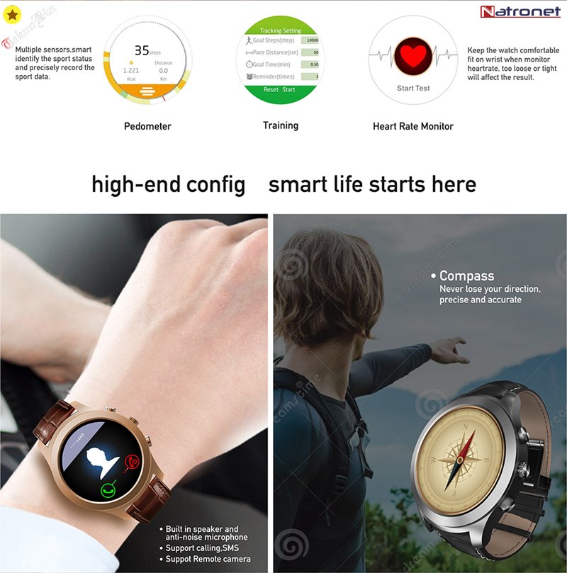 Akıllı Saatler: Lüks kaliteli akıllı saatler lemfo lm5 Natronet'te