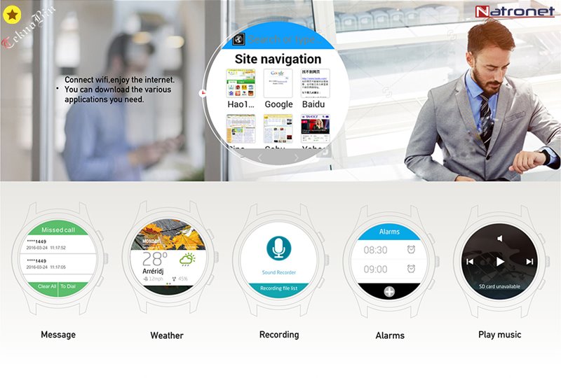 Akıllı Saatler: Lüks kaliteli akıllı saatler lemfo lm5 Natronet'te