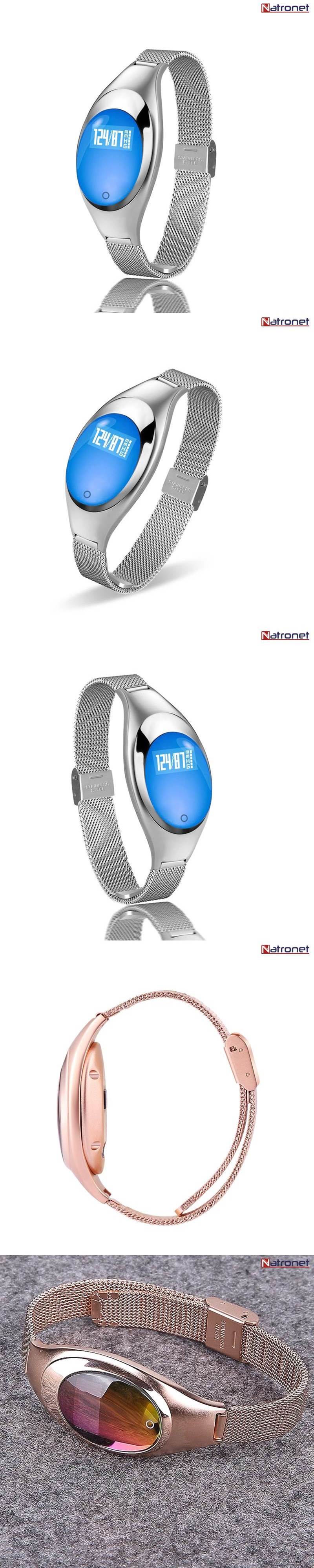 Kadın moda akıllı bileklikler Oksijen Kan Basıncı Nabız Pedometre takibi Kadın moda akıllı bileklikler Oksijen Kan Basıncı Nabız Pedometre takibi