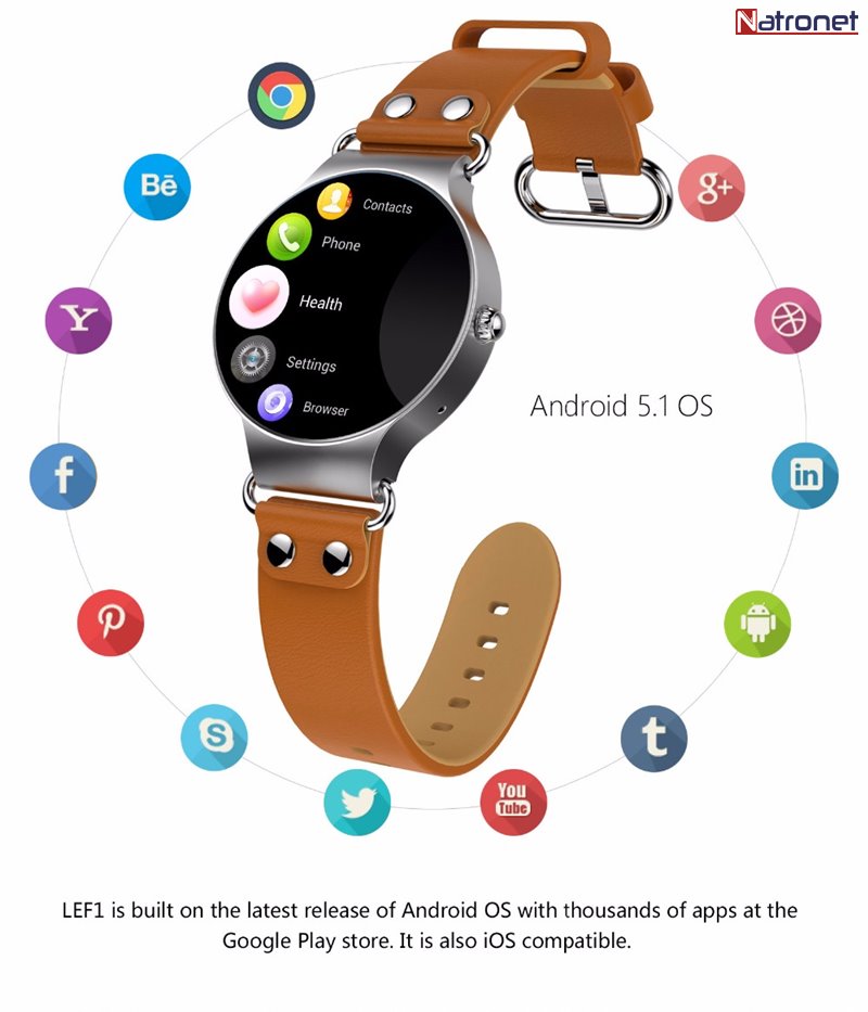 Akıllı Saatler: Lüks kaliteli akıllı saatler lemfo lm5 Natronet'te