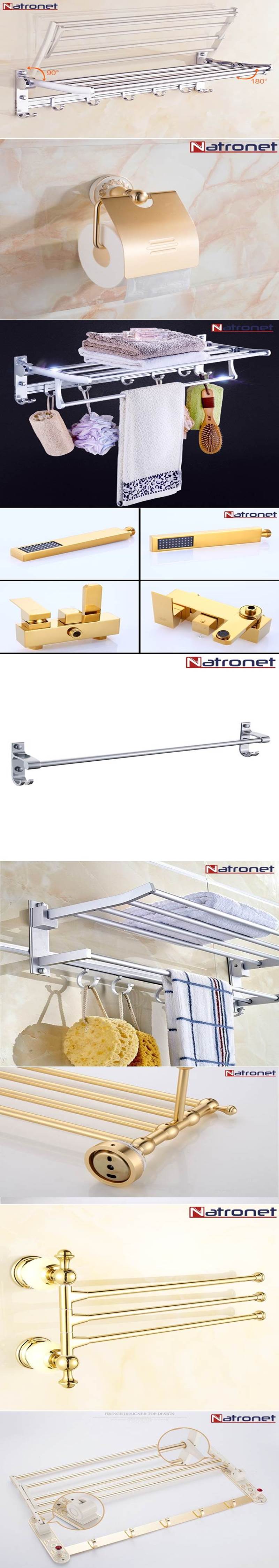 Lüks banyo havluluklar altın kaplama pirinç- bronz ürünler Lüks banyo havluluklar altın kaplama pirinç- bronz ürünler