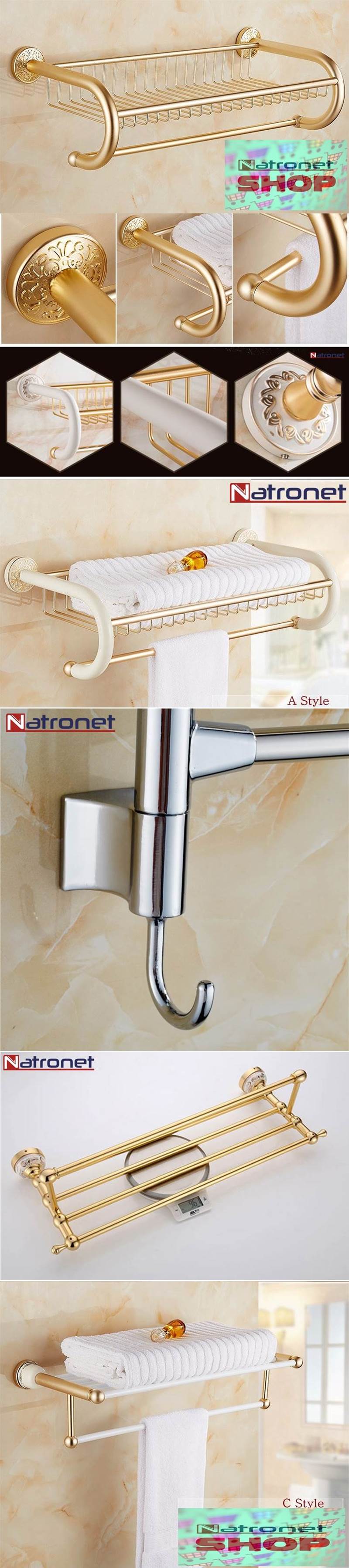 Lüks banyo havluluklar altın kaplama pirinç- bronz ürünler Lüks banyo havluluklar altın kaplama pirinç- bronz ürünler