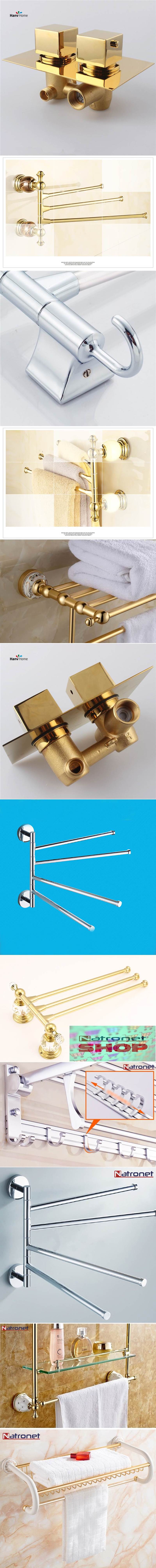 Lüks banyo havluluklar altın kaplama pirinç- bronz ürünler Lüks banyo havluluklar altın kaplama pirinç- bronz ürünler