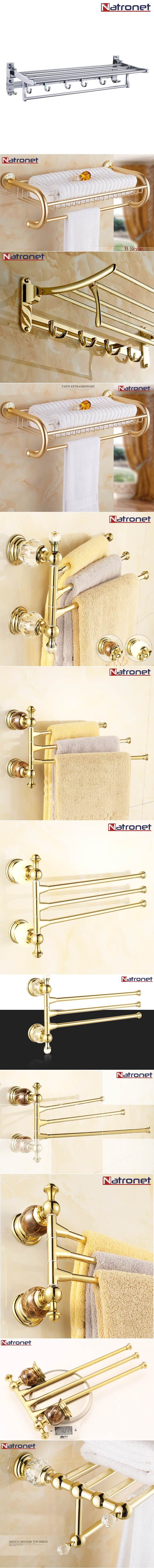 Lüks banyo havluluklar altın kaplama pirinç- bronz ürünler Lüks banyo havluluklar altın kaplama pirinç- bronz ürünler