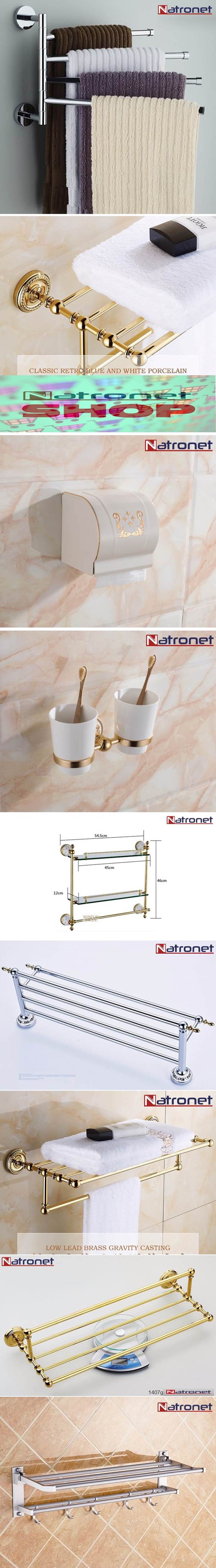 Lüks banyo havluluklar altın kaplama pirinç- bronz ürünler Lüks banyo havluluklar altın kaplama pirinç- bronz ürünler