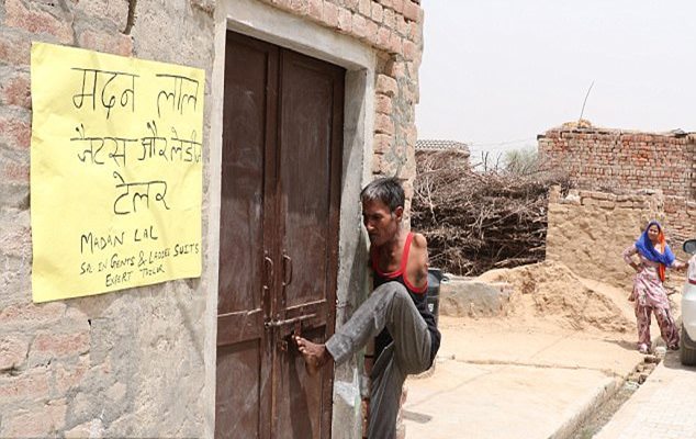 Watch: Courageous man born with no arms becomes professional tailor