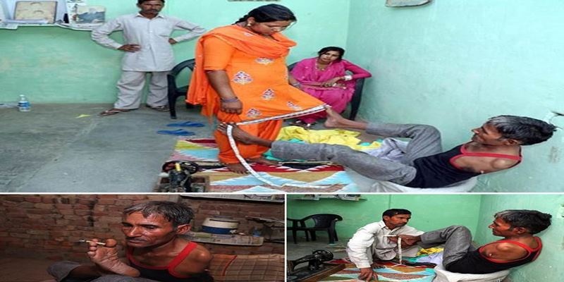 Watch: Courageous man born with no arms becomes professional tailor Watch: Courageous man born with no arms becomes professional tailor