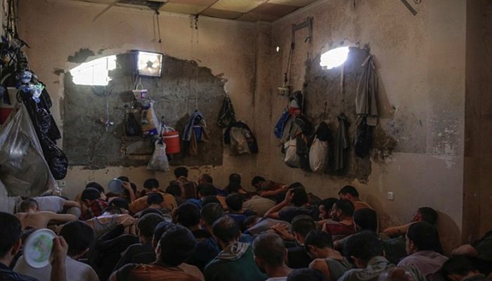 ISIS: Captured Islamic State fighters held in crowded prison