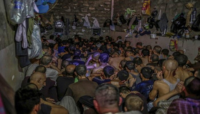 ISIS: Captured Islamic State fighters held in crowded prison