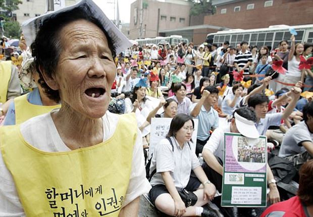 The world's first ever footage of Korean sex slaves