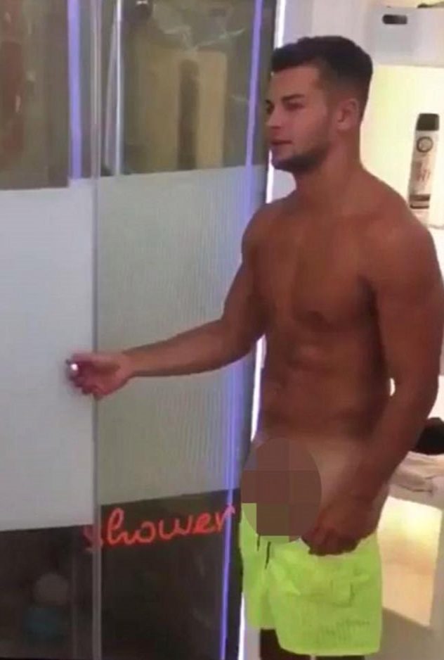 Love Island's Chris exposes his manhood in unseen footage from the show Love Island's Chris exposes his manhood in unseen footage from the show