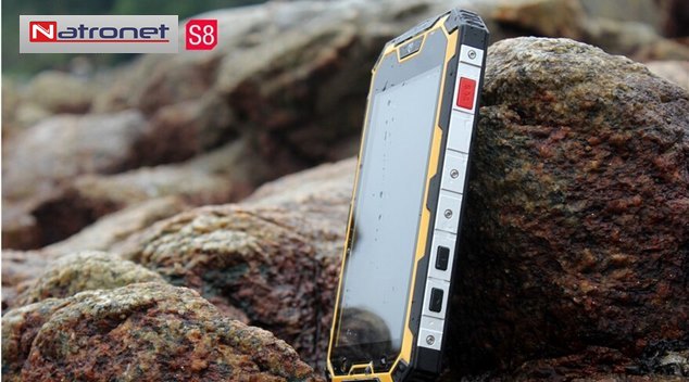 Su Geçirmez Telefon 6000 mAh Pil GPS NFC PTT 4G