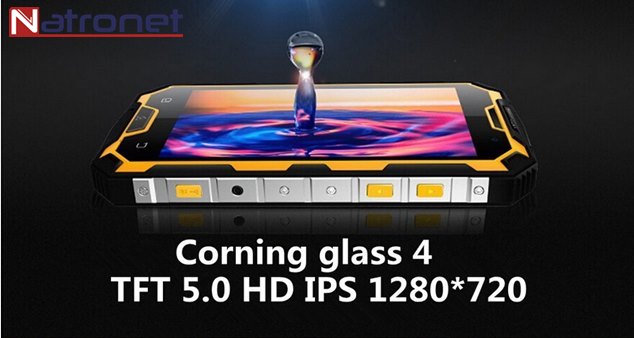 Su Geçirmez Telefon 6000 mAh Pil GPS NFC PTT 4G