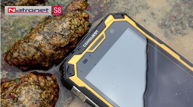 Su Geçirmez Telefon 6000 mAh Pil GPS NFC PTT 4G