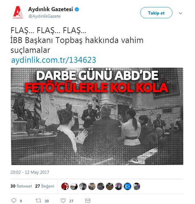 Topbaş: İnsan her şeyi affeder adam yerine konmamayı affetmez