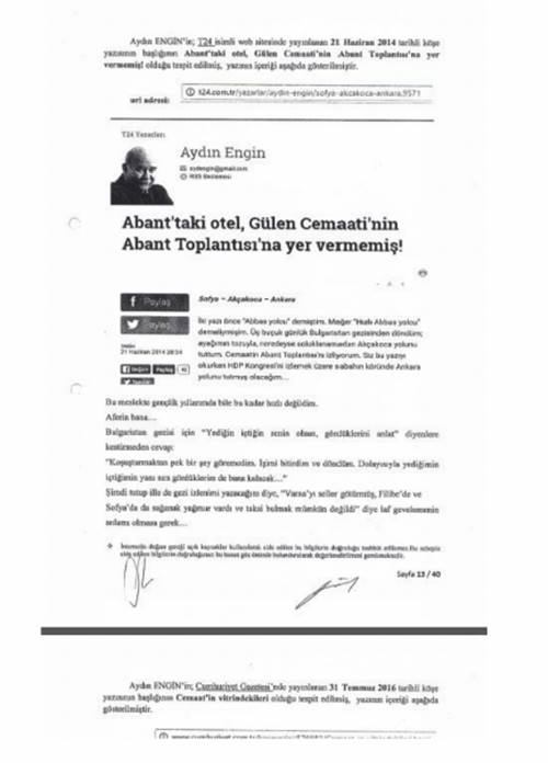 Gazeteci Ahmet Şık'ın savunmasının tam metni