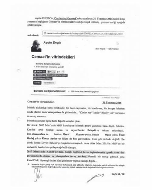 Gazeteci Ahmet Şık'ın savunmasının tam metni