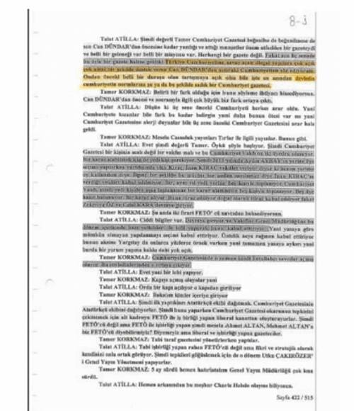 Gazeteci Ahmet Şık'ın savunmasının tam metni