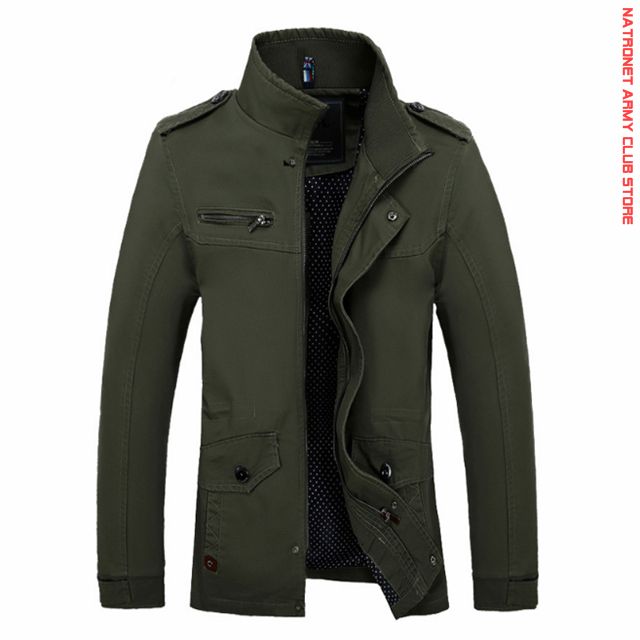 Erkek Slim Fit Askeri Ceket Palto & Kabanlar - Army Club Store