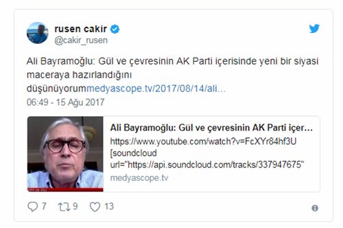 Abdullah Gül'ün açıklamalarına AKP Tepki Gösterdi Abdullah Gül'ün açıklamalarına AKP Tepki Gösterdi