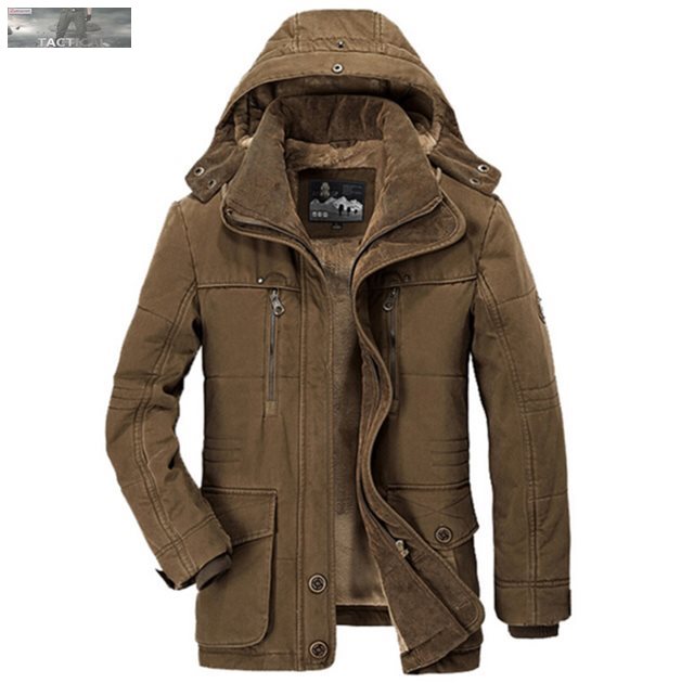 Askeri Stil Ceketler: Erkek Mont - Parka Jaqueta Masculino