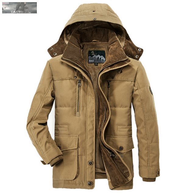 Askeri Stil Ceketler: Erkek Mont - Parka Jaqueta Masculino