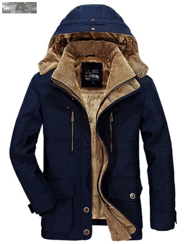 Askeri Stil Ceketler: Erkek Mont - Parka Jaqueta Masculino