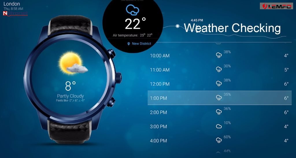 Lemfo Lem5 Pro Akıllı Saat Türkiye