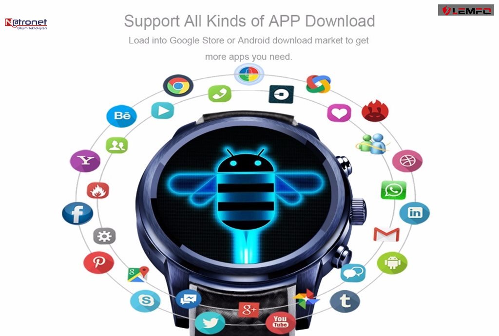 Lemfo Lem5 Pro Akıllı Saat Türkiye