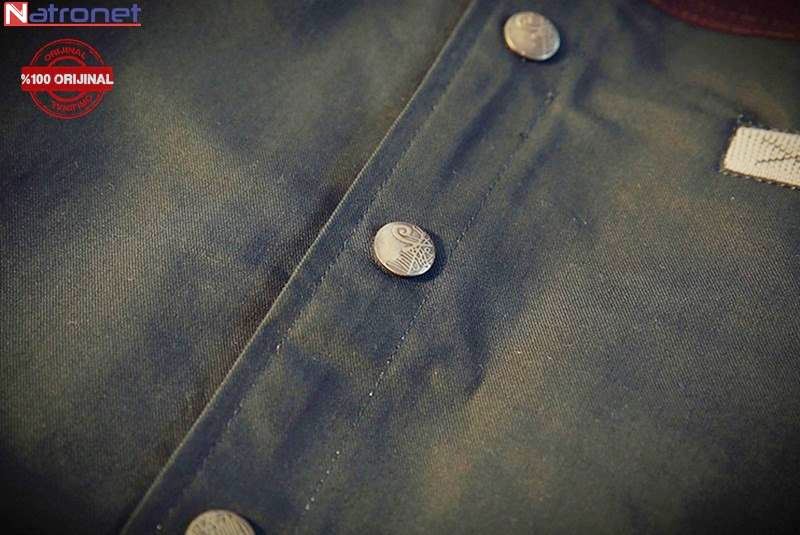 Furino Jacket: Yeşil ve Kahverengi Beyzbol Ceket İtalyan Tasarım