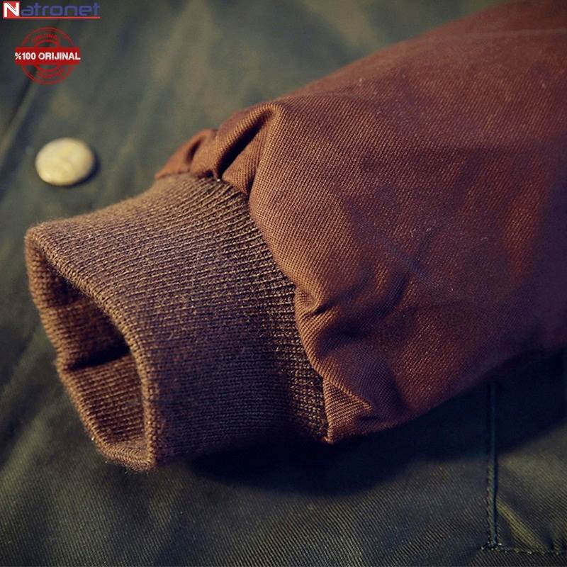 Furino Jacket: Yeşil ve Kahverengi Beyzbol Ceket İtalyan Tasarım