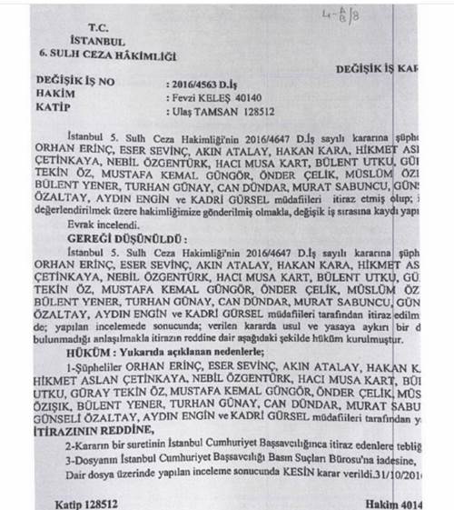 Gazeteci Ahmet Şık'ın savunmasının tam metni