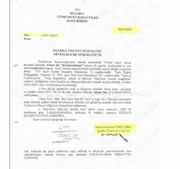 Gazeteci Ahmet Şık'ın savunmasının tam metni