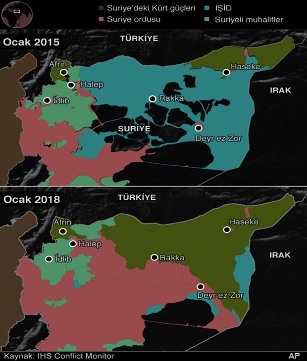 Zeytin Dalı Operasyonu: İngiliz Basını'nda Afrin Yorumları
