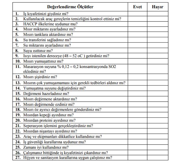 Nişasta Üretimi: Gıda Teknolojisi Gıda İşleme Teknikleri (Eğitim)