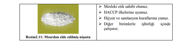Nişasta Üretimi: Gıda Teknolojisi Gıda İşleme Teknikleri (Eğitim)
