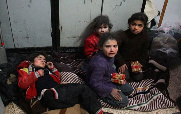 Children 98 people killed Assads airstrikes (Video)
