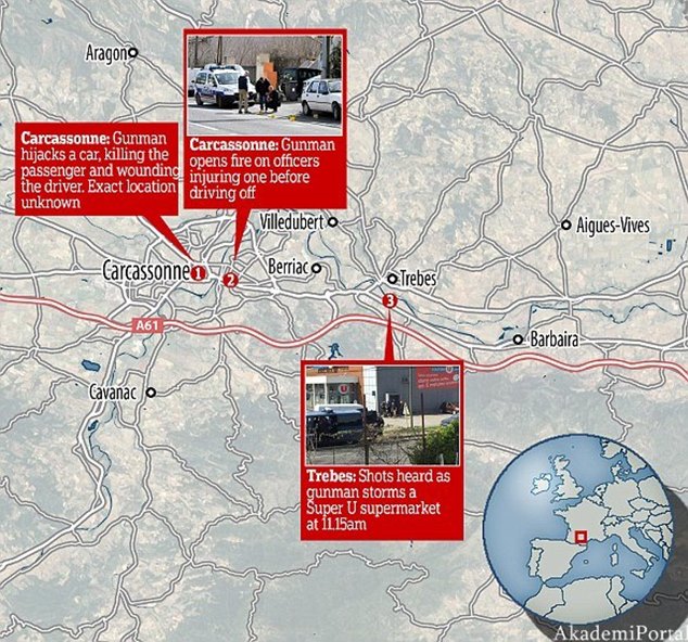 How the Carcassonne terror attack unfolded (Video)