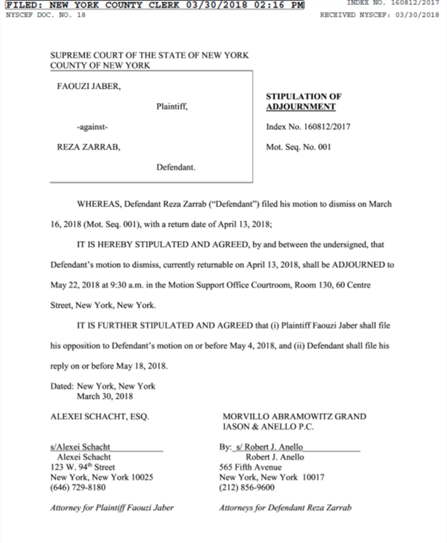 Rıza Sarraf’ın Cinsel Taciz Davası: Duruşma Mayıs’ta Yapılacak