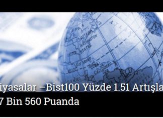 Bist100 Yüzde 1.51 Artışla 97 Bin 560 Puanda - Piyasalar