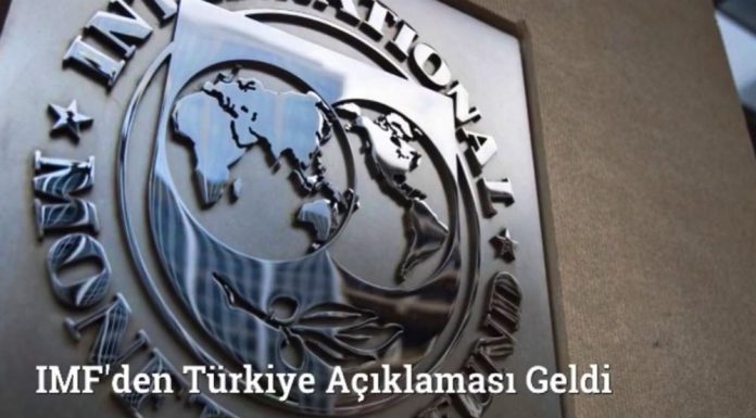 Uluslararası Para Fonu IMF'den Türkiye Açıklaması Geldi