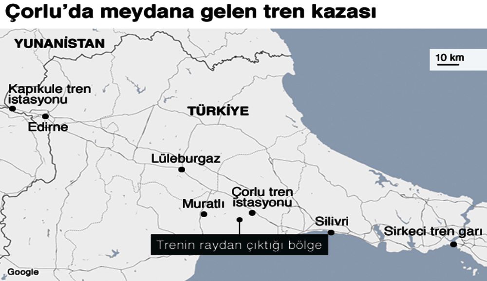 Son 15 yılın ölümlü tren kazaları (Kimse Sorumlu Değil)