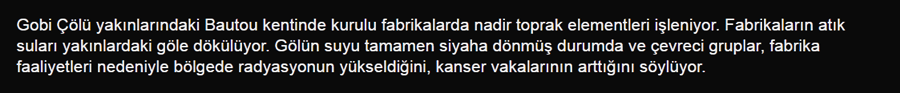 Nadir toprak elementleri nedir hangi alanlarda kullanılıyorlar?