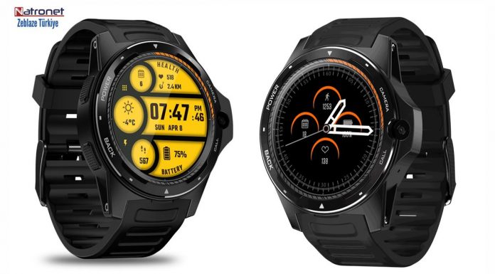 Zeblaze THOR 5 Çift Yonga Seti Teknolojosi Hibrid Akıllı Saat