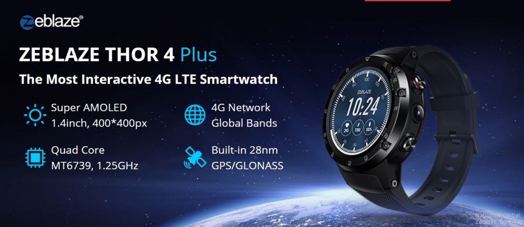 Zeblaze Akıllı Saatler Türkiye: Zeblaze Thor 4 Plus NatroNet Global