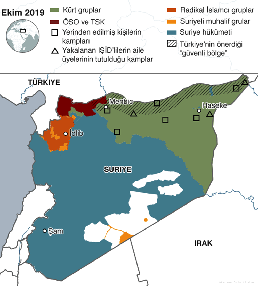Türkiye, Suriye'nin kuzeyine yönelik Barış Pınarı Harekatı'nı başlattı